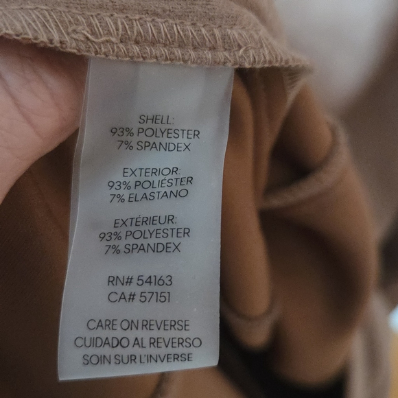 Calvin Klein Tan Suede Midi Dress - Picture 12 of 14